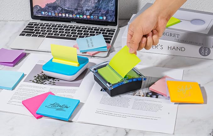 Pop Up Sticky Notes 3x3 Refills, Strong Adhesive Memo Pad Bulk - Image 7
