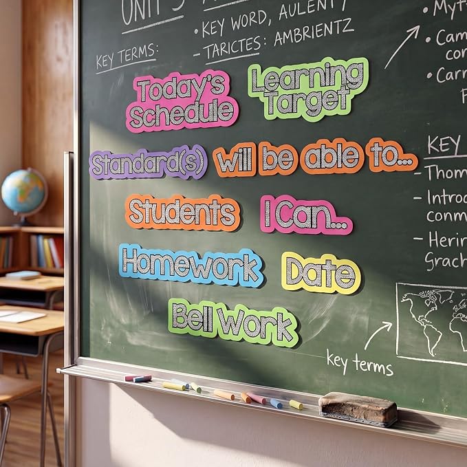 AmazingSpark 12 Pcs Classroom Schedule Magnets Reusable Today's Schedules - Image 4