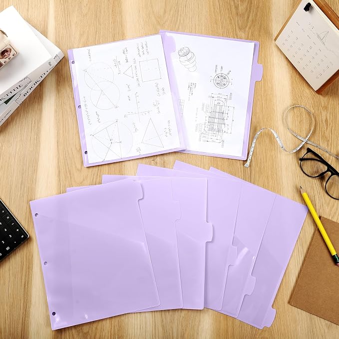 Epakh 12 Pcs Binder Dividers for 3 Rings Binders Index Dividers - Image 7