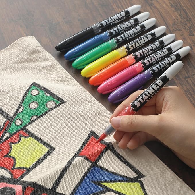 Sharpie Stained Fabric Markers, Brush Tip - Image 5