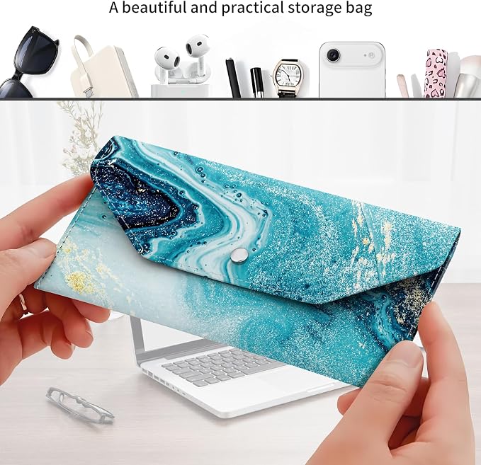 Cash Envelope Wallet Cute PU Leather Envelopes Bag - Image 3