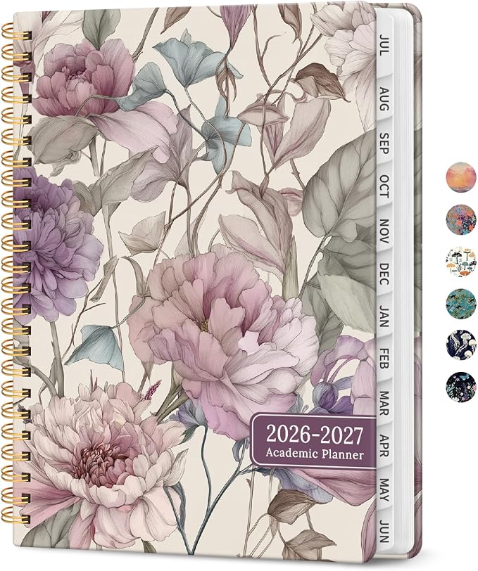 Planner 2026-2027, Academic Year Weekly and Monthly Calender Planner, from Jul by Taja
