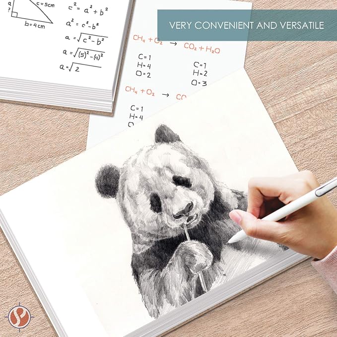 8.5 x 5.5" Blank White Memo Pads - Image 3