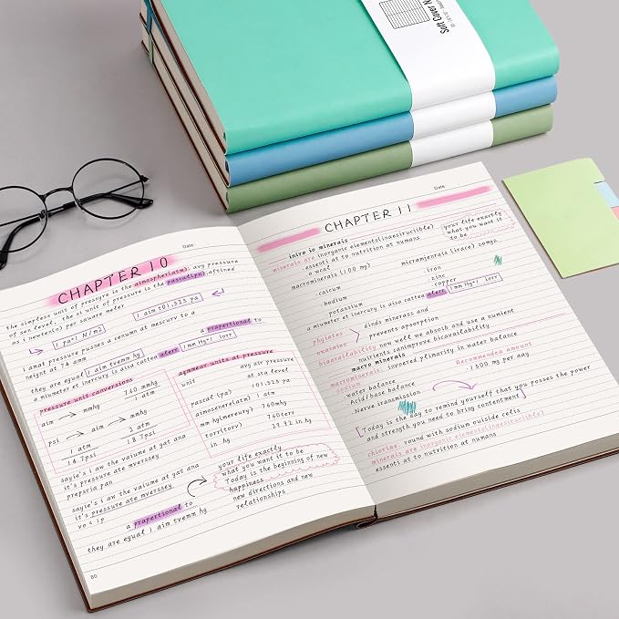 AHGXG College Ruled Notebook A4-320 Pages Large Journal 8.5''×11'', Thick - Image 6