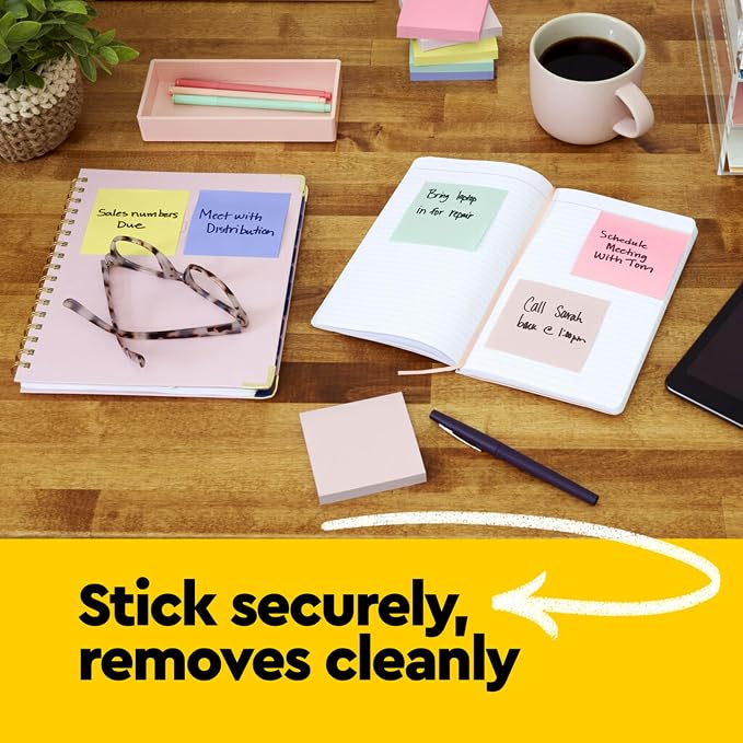 Post-it Notes, 4 x 6 in, The Iconic Canary Yellow Note, 5 Lined Pads | School - Image 10