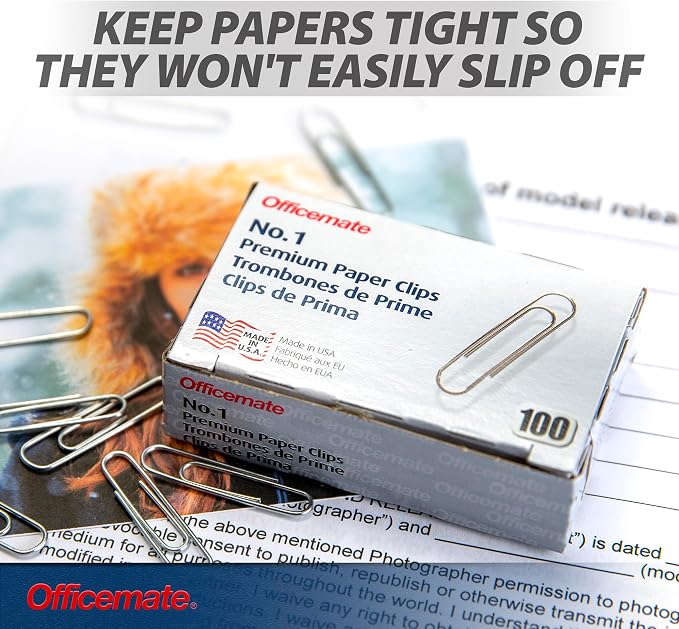 Officemate Premium #1 Paper Clips, 000 Paper Clips - Image 4