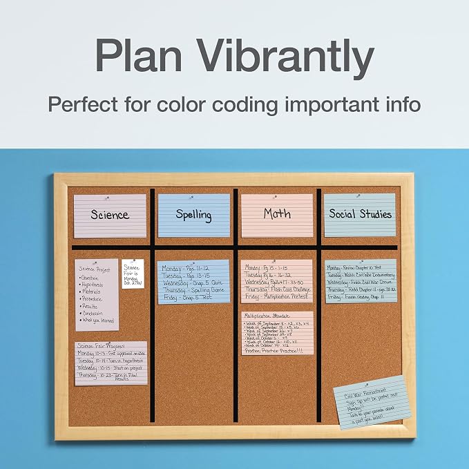 Oxford Ruled Index Cards, Lined Note Cards, Flashcards - Image 3