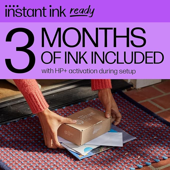 HP OfficeJet Pro 9135e All-in-One Printer, Color, Printer-for-Small Medium Business, Print, Copy, scan, fax, Wireless, 3 Months of Instant Ink Included; Two-Sided Printing; Two-Side (Renewed Premium)-DeskLoop Office