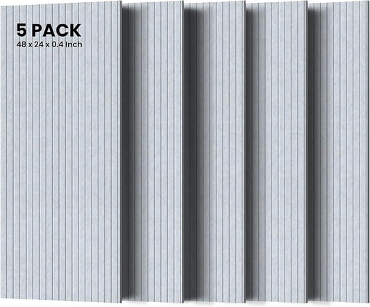 5 Pack Sound Proof Panels for Walls, Large Acoustic Panels for Media Room by TO-TH