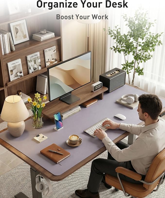 Aothia Faux Leather Desk Mat - Image 8