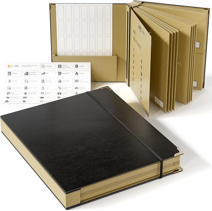 ABC life Document Organizer, Expanding File by ABClife