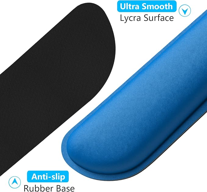 Dapesuom Enlarge Keyboard Wrist Rest, Memory Foam Wrist Cushion - Image 4
