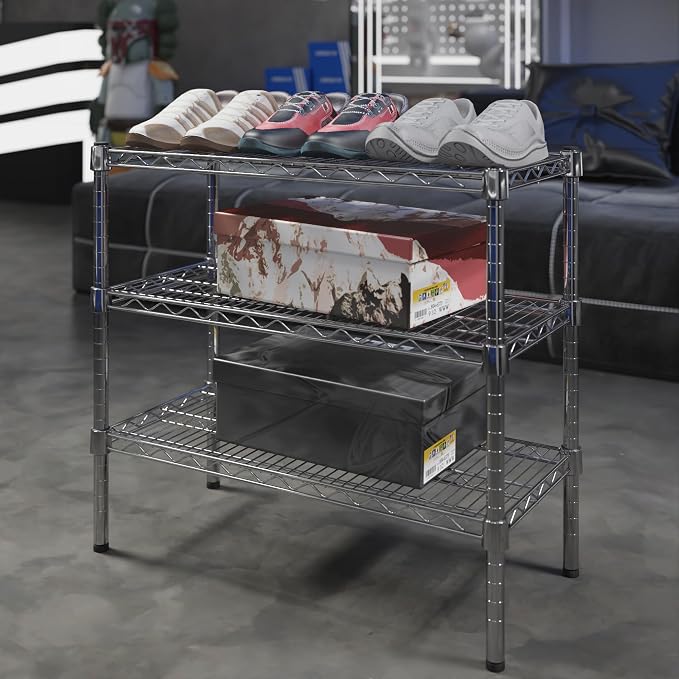 Regal Altair 14" Deep x 30" Wide x 27" Height Wire Shelving Kit | 3-Tier | NSF - Image 2