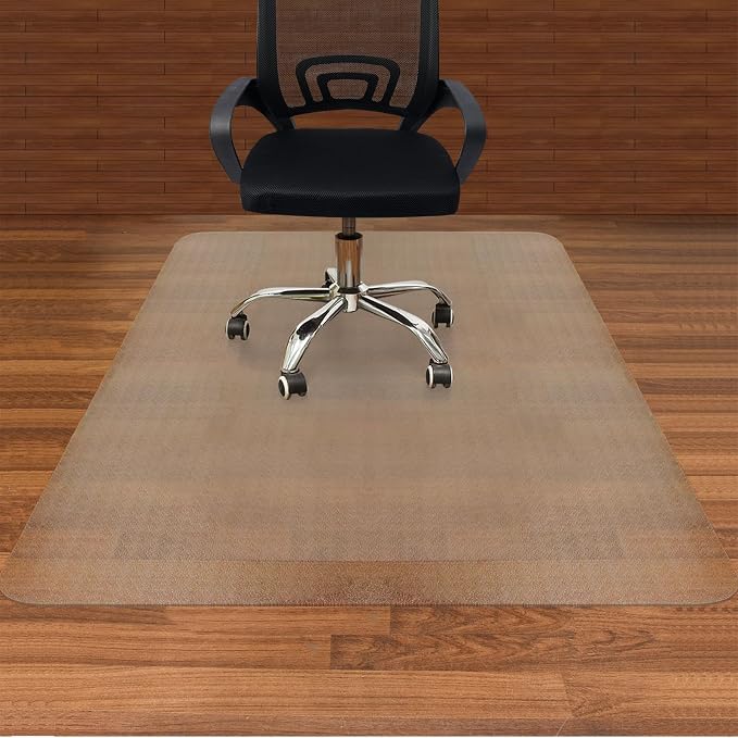 AiBOB Office Chair Mat for Hardwood Floor, 50 X 62 inches, Hard Floor Chair by AiBOBGoodValueChairmatforFloorProtection