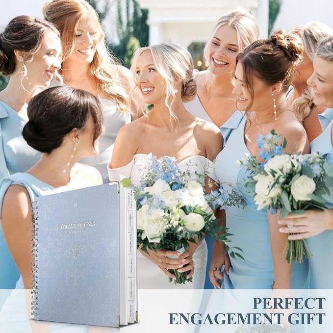 Bride Squad Wedding Planner Book and Organizer | Bridal Wedding Planner Book - Image 7