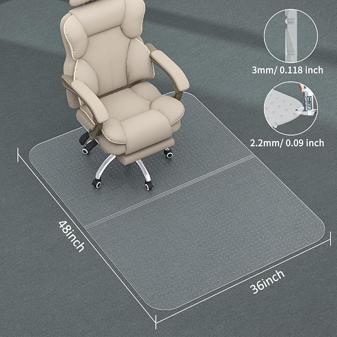Office Chair Mat for Carpet - Image 6