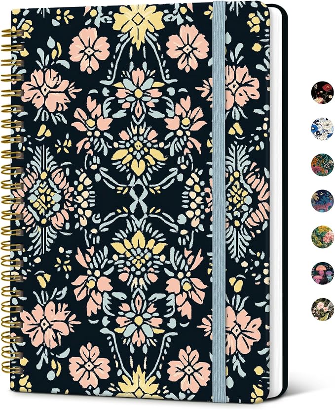Taja Lined Spiral Notebook Journal by Taja