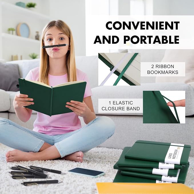 Aodaer 12 Set Lined Notebook Journals - Image 7