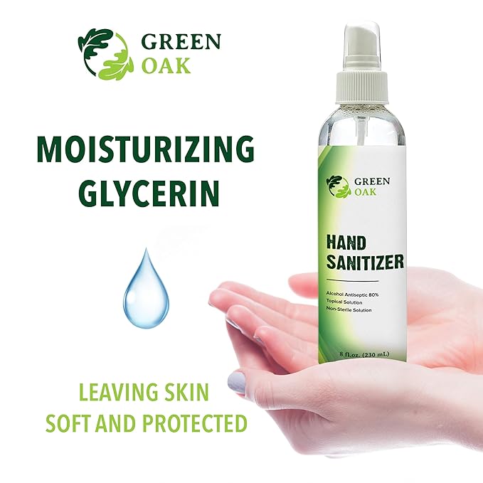 Green Oak Hand Sanitizer Hand Sanitizer Spray Refill (1 Gallon)-DeskLoop Office