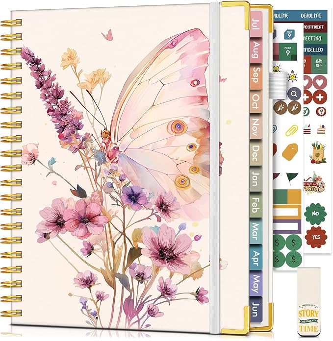 Academic Planner 2026-2027, Hardcover Weekly and Monthly Calendar Planner from by Unknown