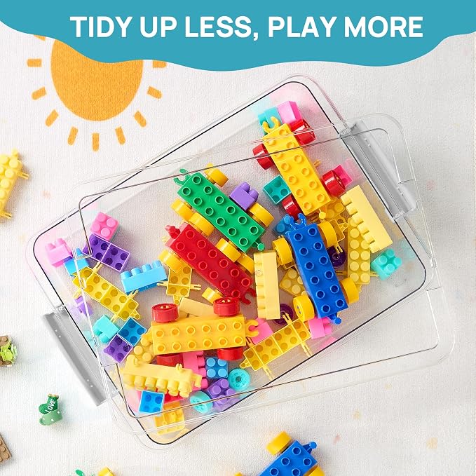 Vtopmart 6 Qt Plastic Storage Bins - Image 6