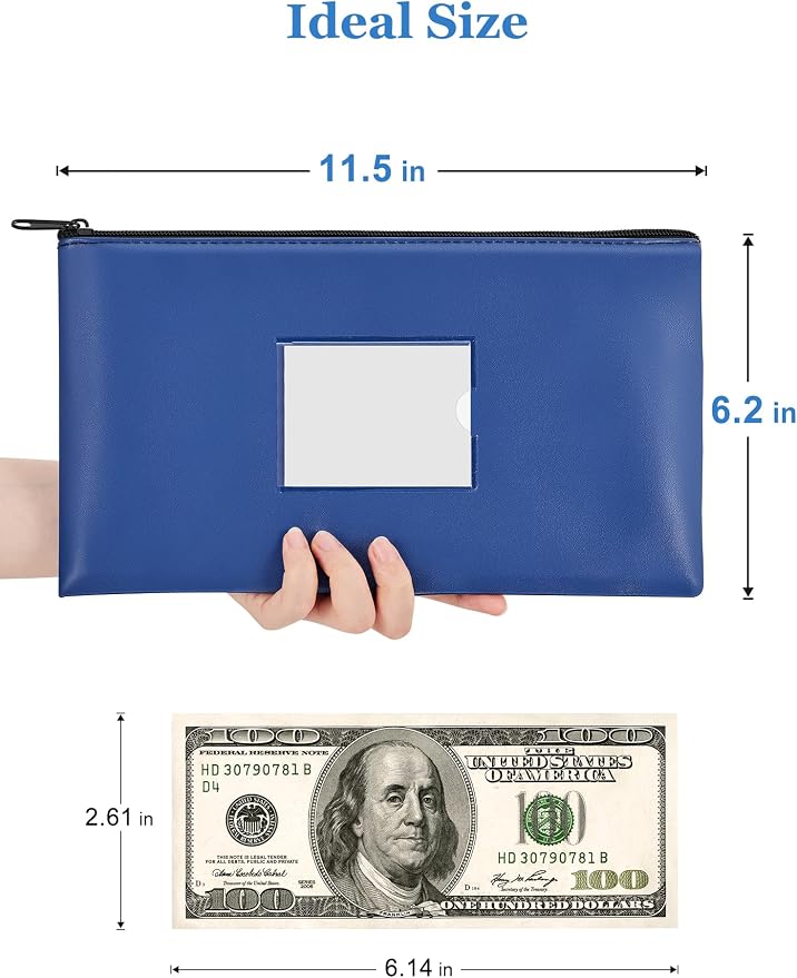 SMARTAKE 2-Pack Money Bags - Image 2