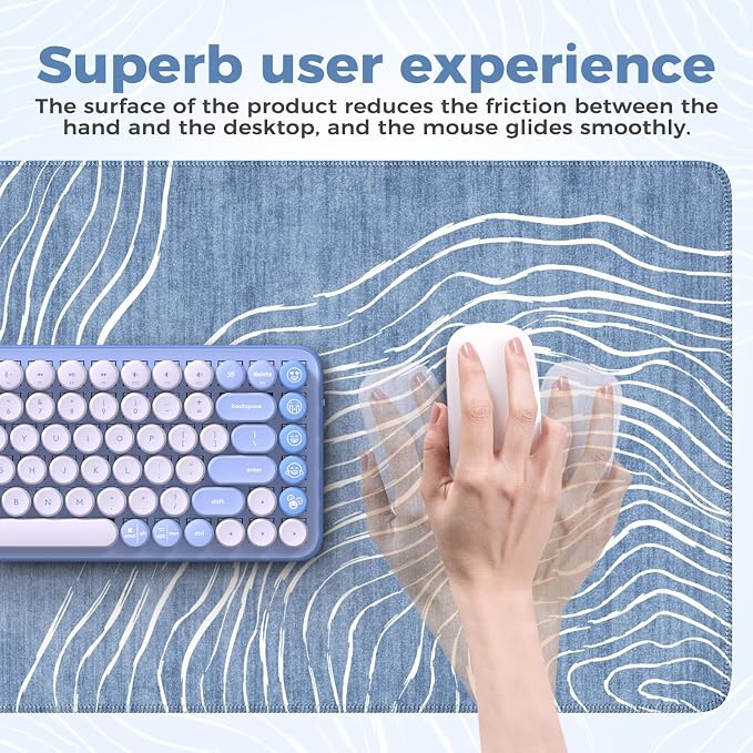 iCasso Desk Cover Mat, Extended Long Mouse Pad - Image 4