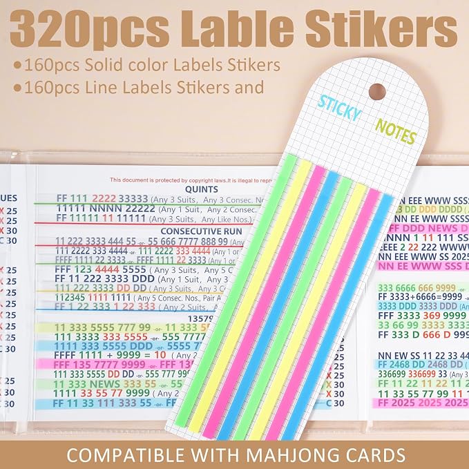 Mahjong Card Line Finder Highlighter Tape, Mahjong Line Highlighter Stripe - Image 4