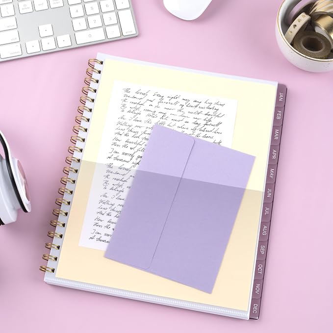 Mead Cambridge 2027 Planner, Weekly & Monthly, 8.5" x 11", Blush Blossom - Image 5