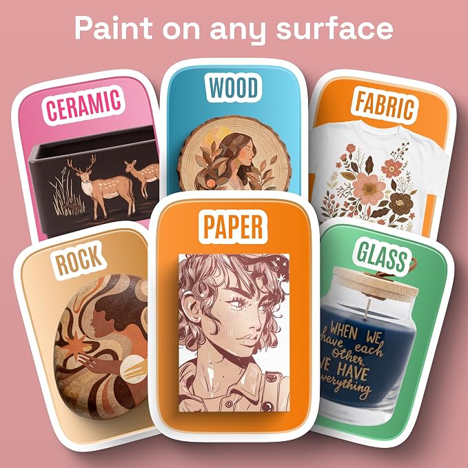 ARTISTRO 36 Skin Tones Acrylic Paint Markers - Image 4