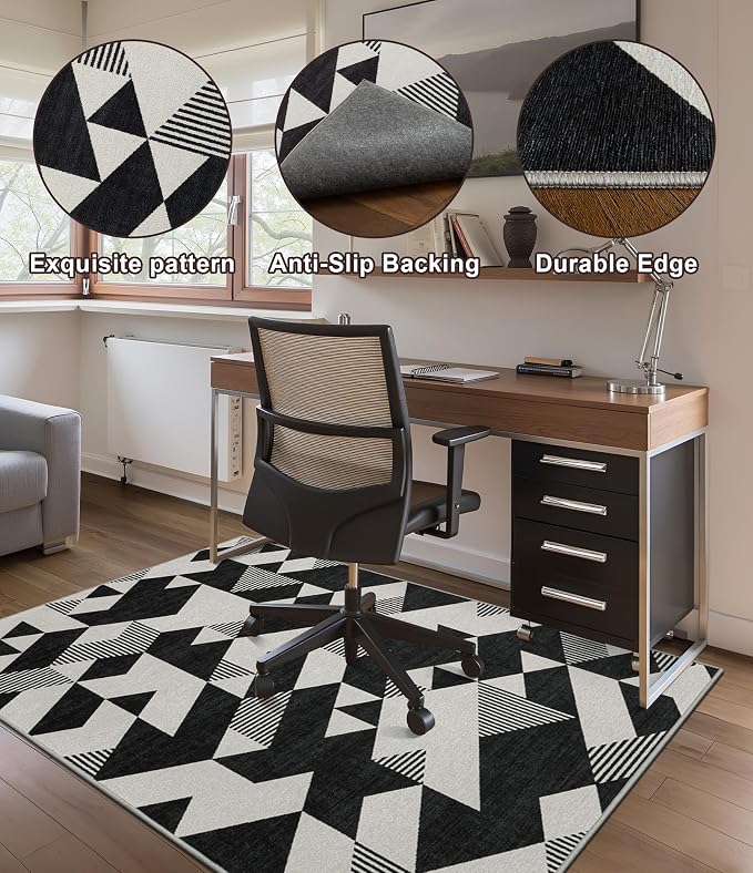 chakme Office Chair Mat for Hardwood Floor, Machine Wash - Image 5