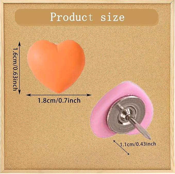 30Pcs Cute Push Pins Decorative Thumb Tacks, Bulletin Board Tacks, Cork Board - Image 2
