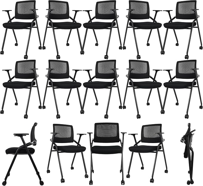 20 Pack Foldable Office Chairs by SLKJChairs