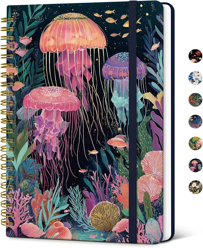 Taja Lined Spiral Notebook Journal by Taja