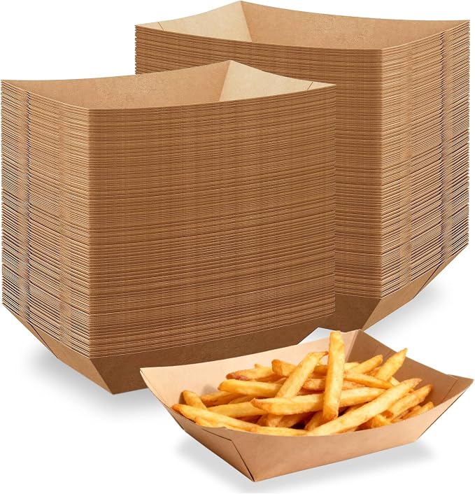 250 Pack 2lb Paper Food Boats by JPPSUJJ