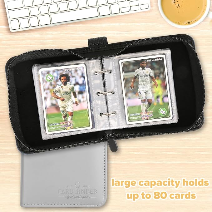 Trading Card Binder, Card Collection Binder Album Folder - Image 6