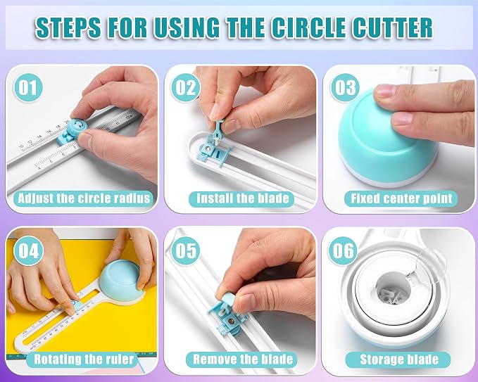 MyLifeUNIT Circle Cutter, Circular Rotary Cutter - Image 3
