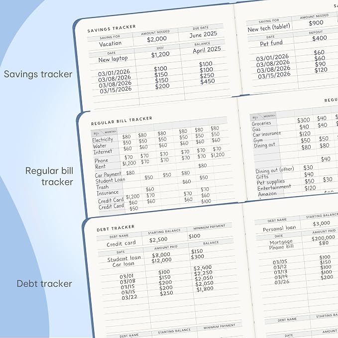 And Per Se Budget Planner and Monthly Bill Organizer, Undated Financial Planner - Image 5