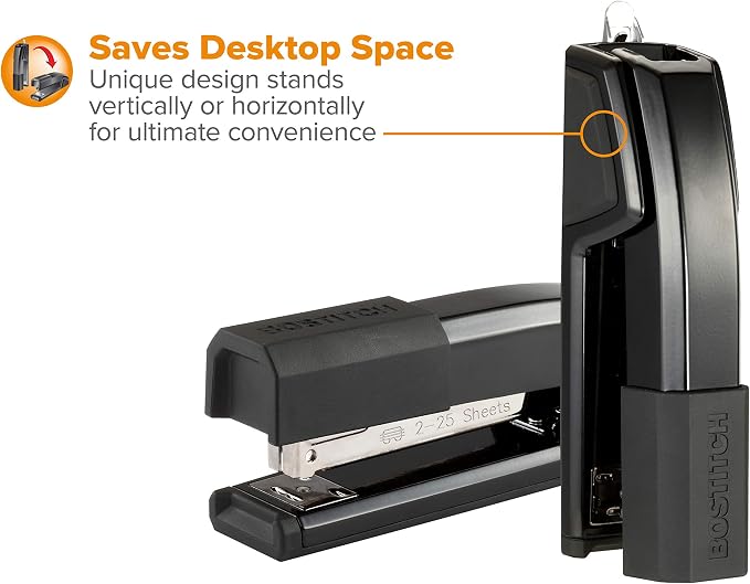 Bostitch Office Epic Metal 3 in 1 Stapler, 25 Sheet Capacity, Includes 210 - Image 7