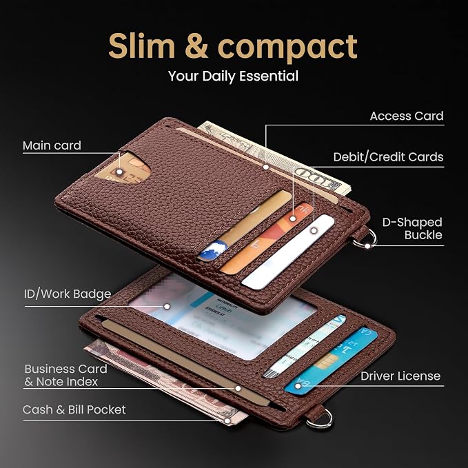 Mayski Slim Wallet, Credit Card Holder - Image 5