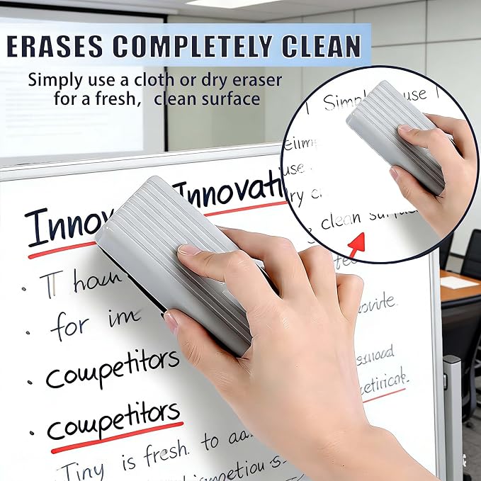 Fine Tip Dry Erase Markers 160 Pack Bulk, Low Odor Perfect - Image 4