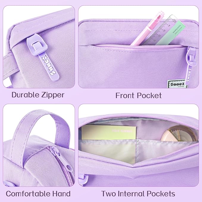Sooez Original High Capacity Pencil Case, Big Pencil Bag Pouch Box Organizer - Image 4