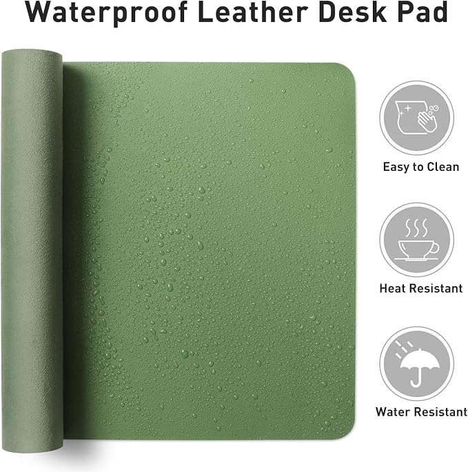 Aothia Faux Leather Desk Mat - Image 8