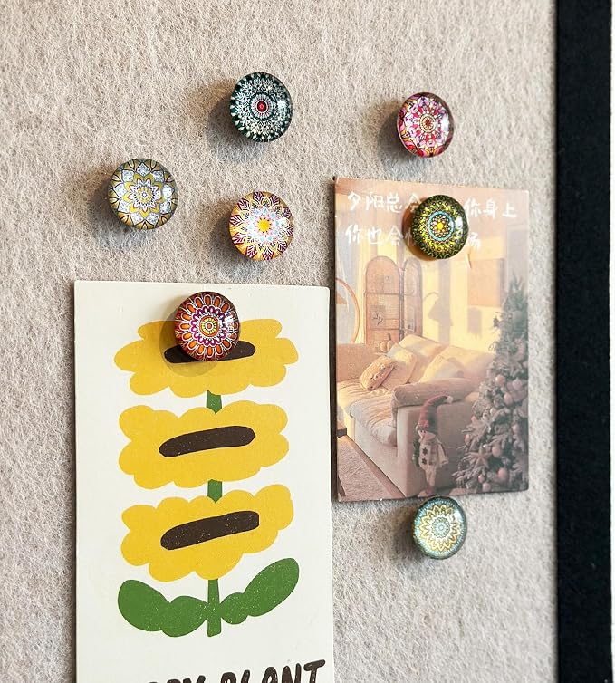 24 Glass Decorative Push Pins, Cute Bulletin Board Pins, Cute Thumbtacks - Image 3