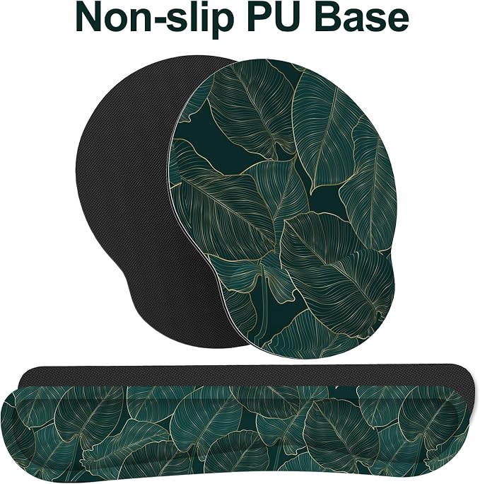 Ergonomic Mouse Pad with Wrist Rest and Keyboard Wrist Rest, Mousepad and Wrist - Image 4