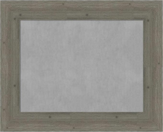 Amanti Art Grey Framed Magnetic Board 25x31 Medium Vision Board by AmantiArt
