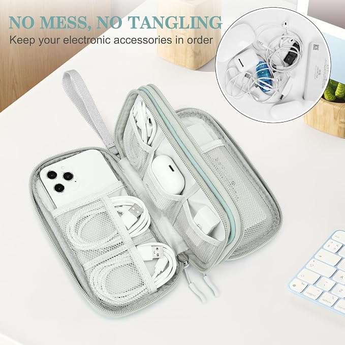 FYY Electronic Organizer, Travel Cable Organizer Bag Pouch Electronic - Image 5