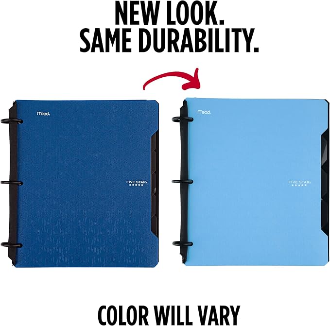 Five Star Flex Refillable Notebook + Study App, College Ruled Paper and 1 Inch - Image 2