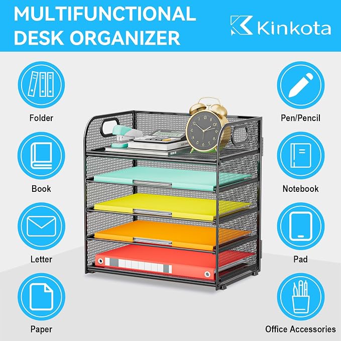 Paper Organizer Letter Tray - Image 4