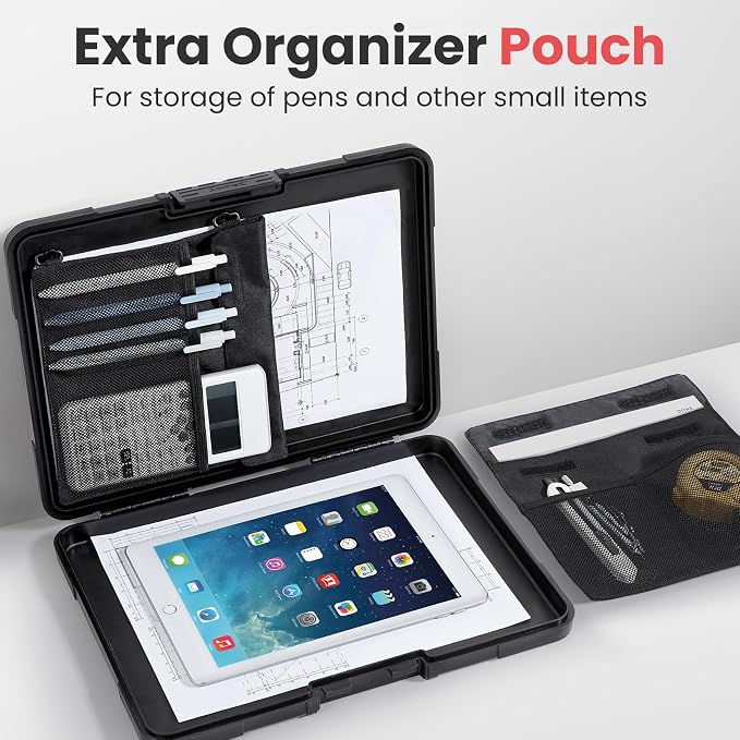 Sooez Toughest Clipboard with Storage, Internal Pen Pouch Included, Letter/ A4 - Image 3